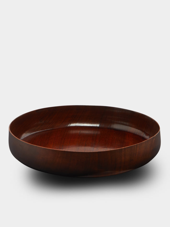 Suk Keun Kang - Hamji Ottchil Wood Low Bowl -  - ABASK