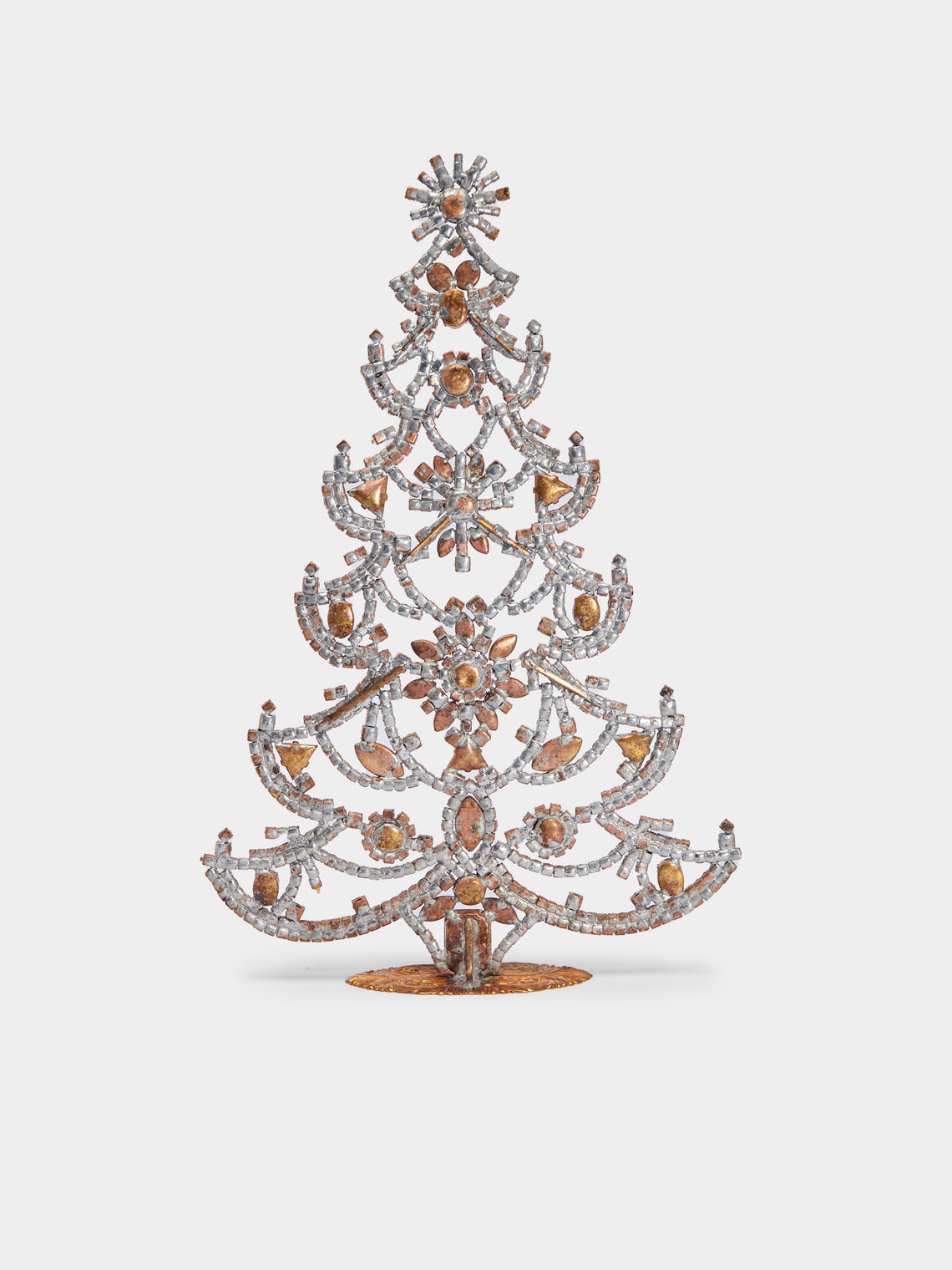 Antique and Vintage - 1930s Czech Jewelled Extra Large Christmas Tree -  - ABASK