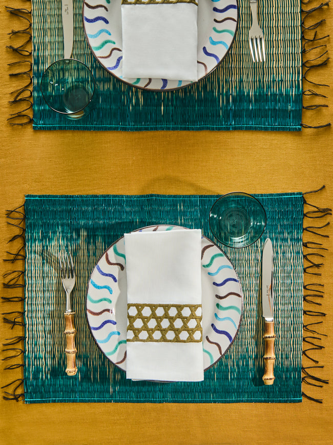 The Table Love - The Rush Handwoven Placemats (Set of 4) -  - ABASK