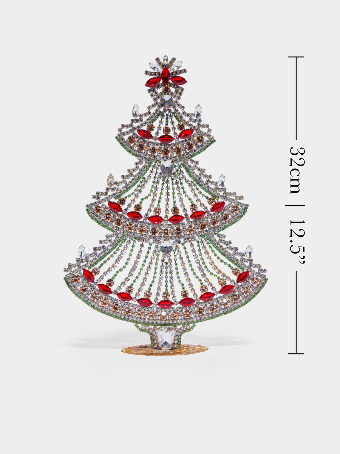 Antique and Vintage - 1930s Czech Jewelled Large Christmas Tree -  - ABASK