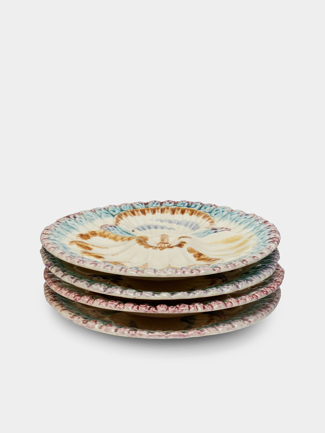 Antique and Vintage - 1950s St Jacques Ceramic Plates (Set of 4) -  - ABASK