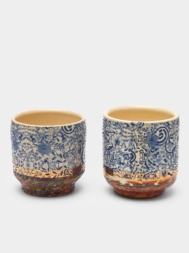 The Village Potter x Roberto Lugo - Edition 80 and 93 Ceramic Cups (Set of 2) -  - ABASK - 