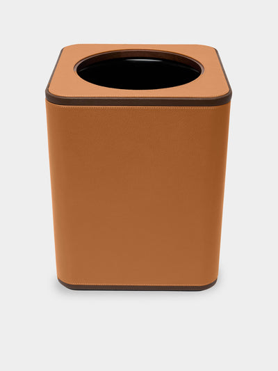 Giobagnara x Poltrona Frau - Leather Wastepaper Bin -  - ABASK - 