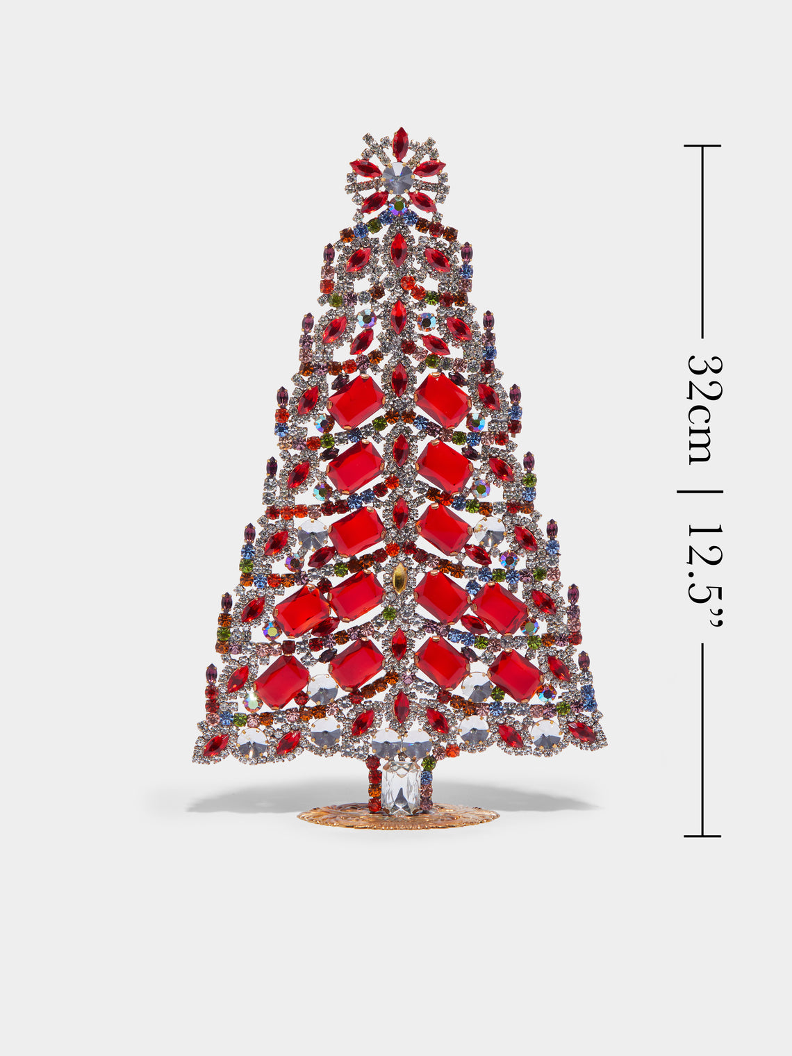 Antique and Vintage - 1930s Czech Jewelled Large Christmas Tree -  - ABASK