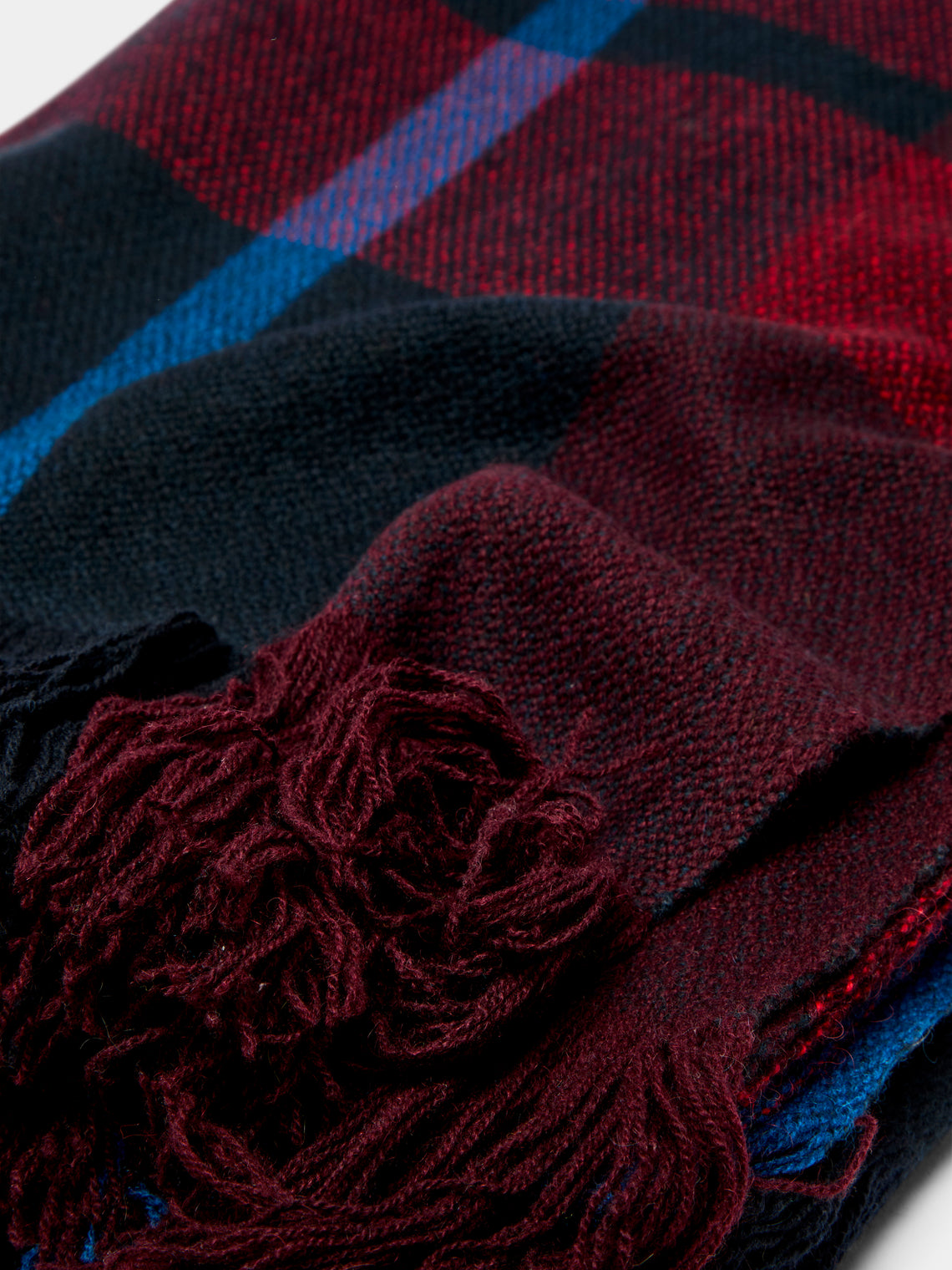 Otherways - Handwoven Yak Check Blanket -  - ABASK