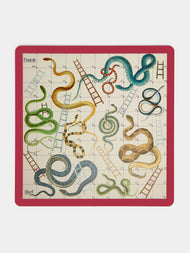 William & Son - Leather Snakes & Ladders and Ludo Games Compendium -  - ABASK - 