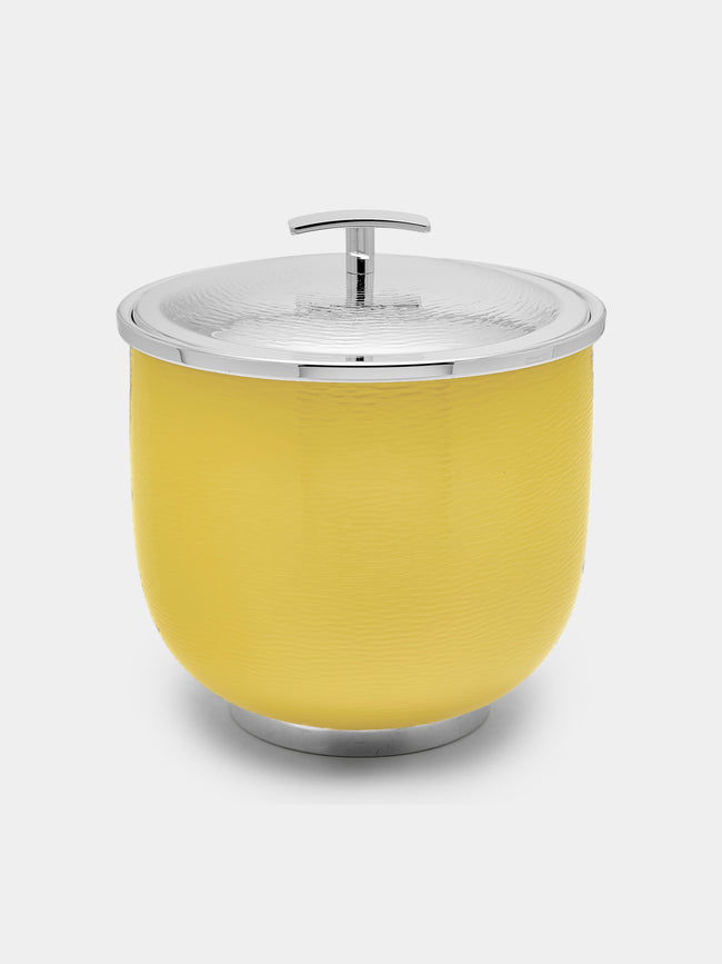 Zanetto - Aquarius Enamelled Silver-Plated Ice Bucket -  - ABASK - 