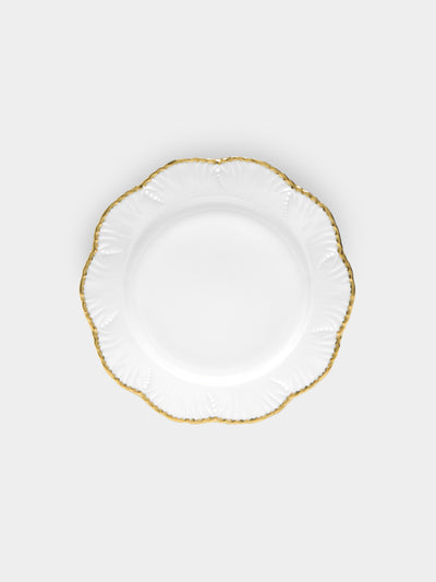 Pinto Paris - Simple Dentelle Hand-Painted Porcelain Dessert Plate -  - ABASK - 