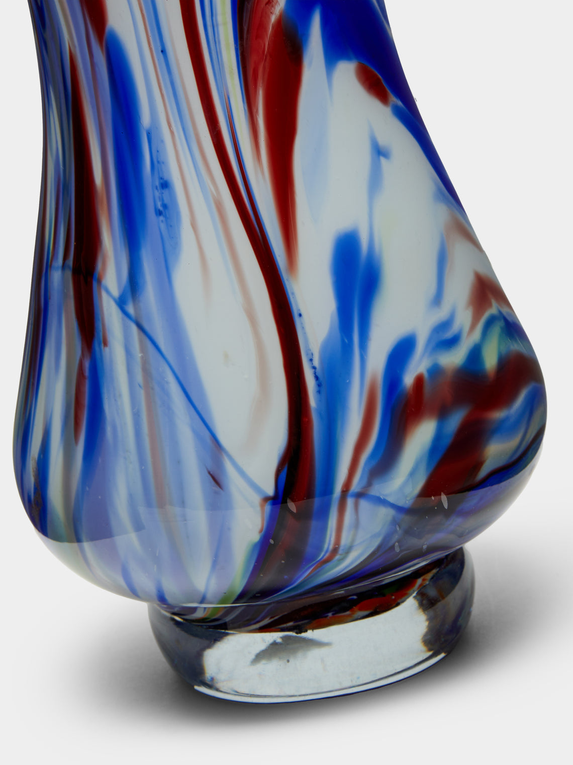Antique and Vintage - Mid-Century Marbled Glass Vase -  - ABASK