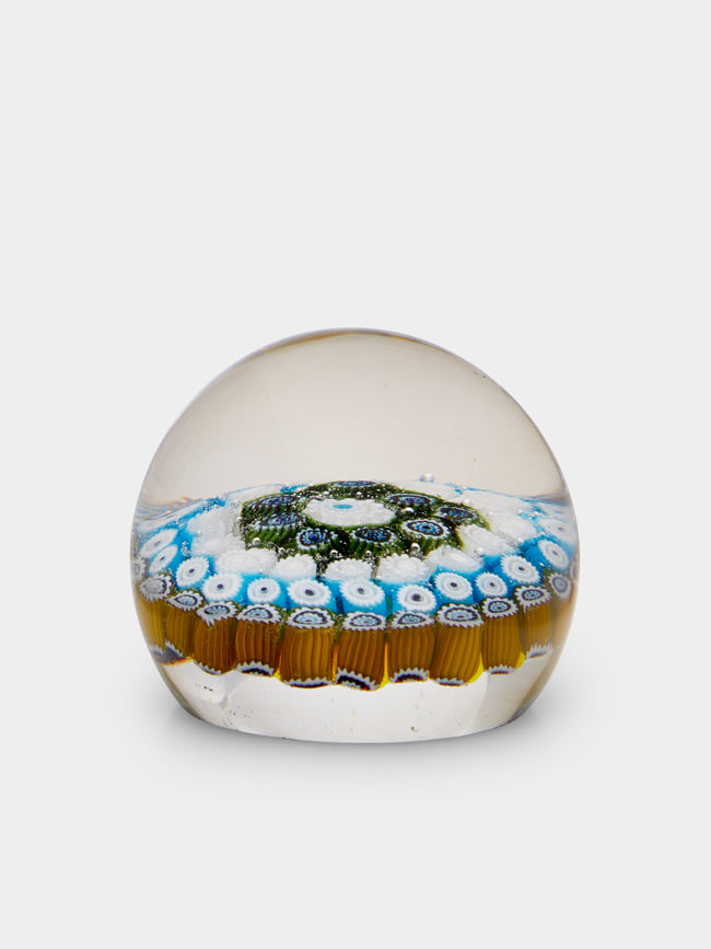 Antique and Vintage - Mid-Century Murano Millefiori Glass Paperweight -  - ABASK - 