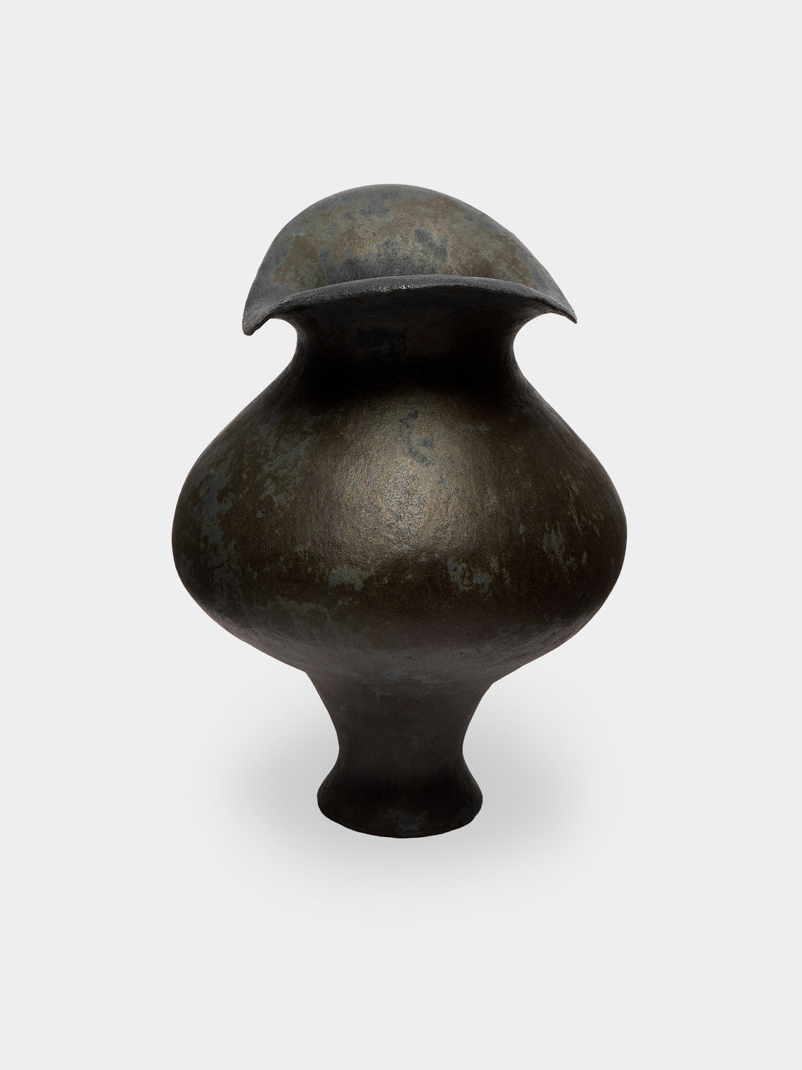 By Raffaella - Aida Hand-Coiled Stoneware Vase -  - ABASK