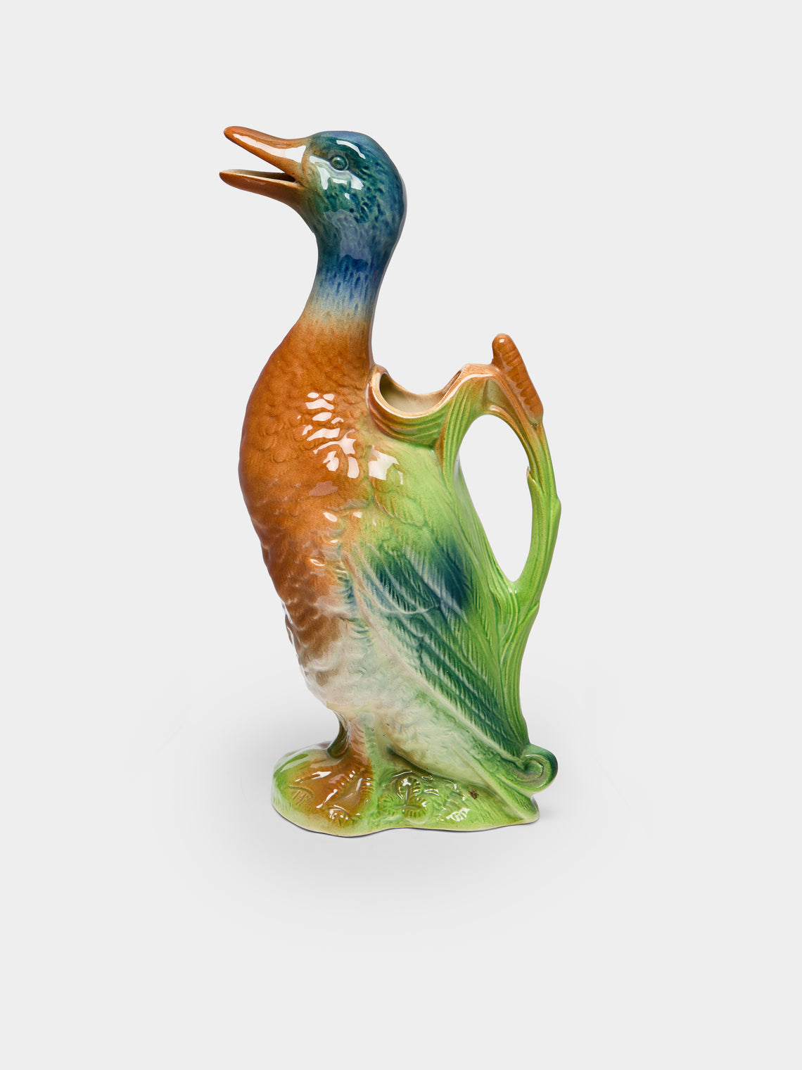 Antique and Vintage - 1930s Duck Majolica Ceramic Jug -  - ABASK - 