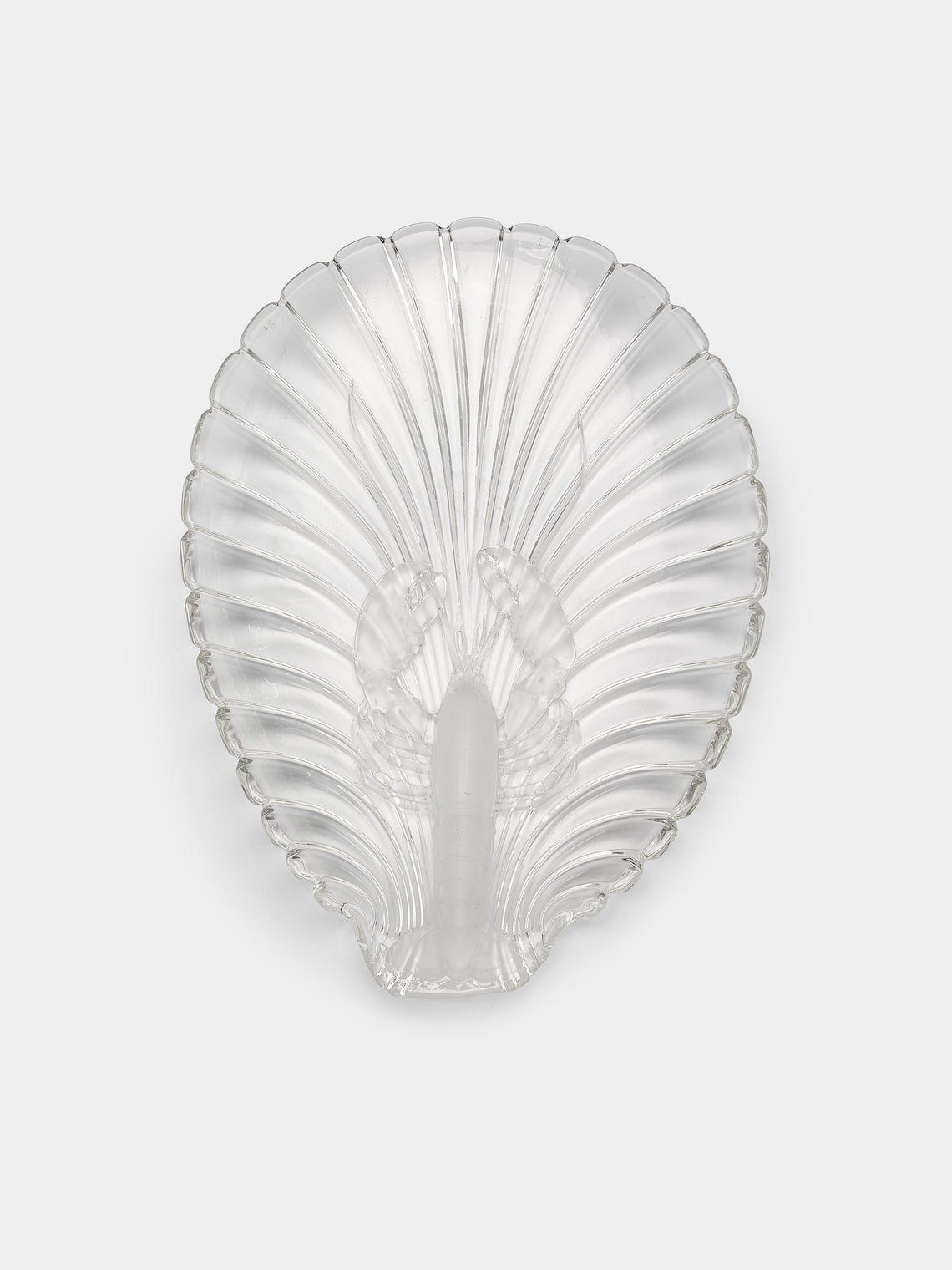 Antique and Vintage - 1930s Daum Crystal Lobster Platter -  - ABASK