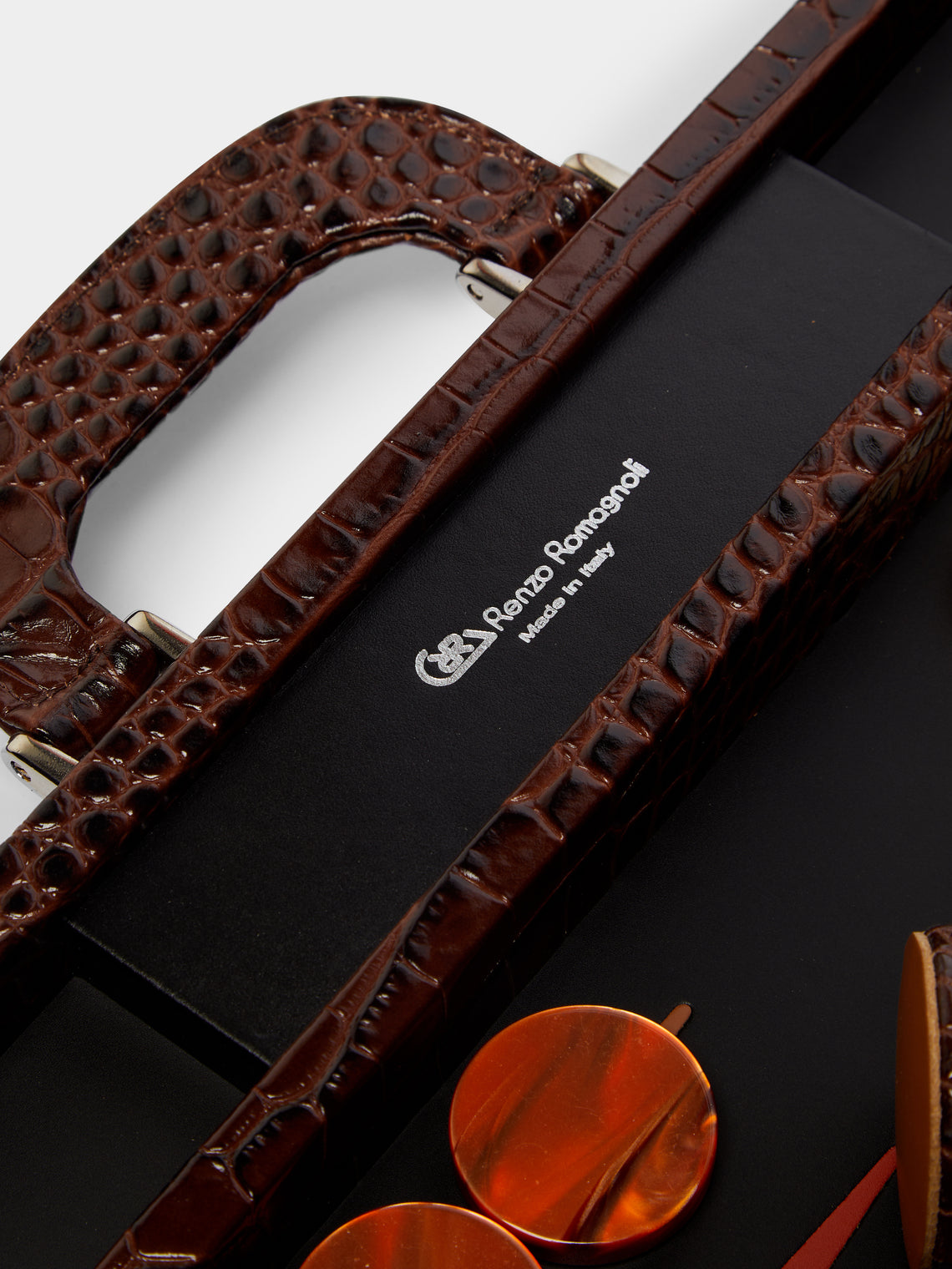 Renzo Romagnoli - Leather Backgammon Case -  - ABASK