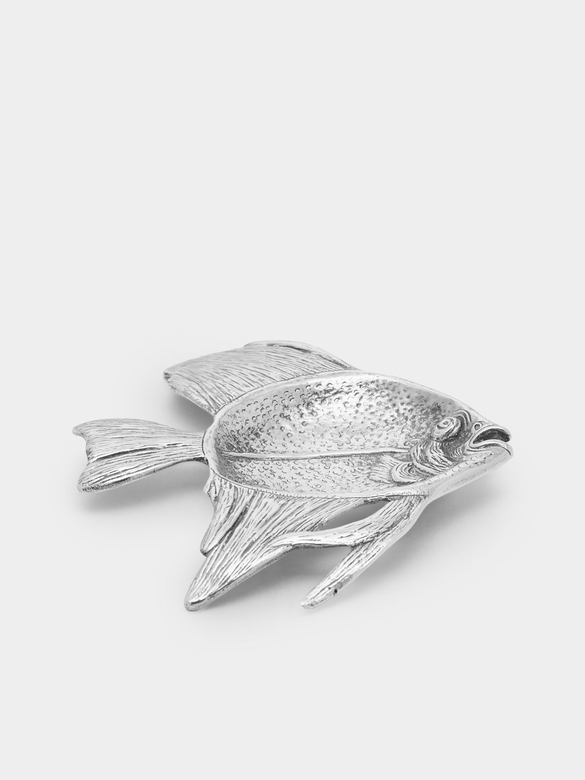 Antique and Vintage - 1940s Solid Silver Fish Trinket Dish -  - ABASK