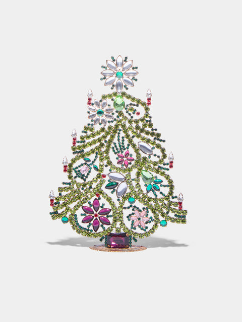 Antique and Vintage - 1930s Czech Jewelled Medium Christmas Tree -  - ABASK - 