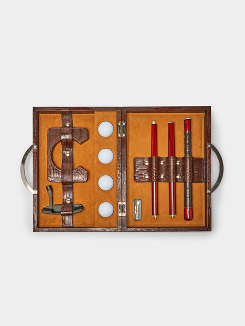 Renzo Romagnoli - Leather Travel Golf Set -  - ABASK - 