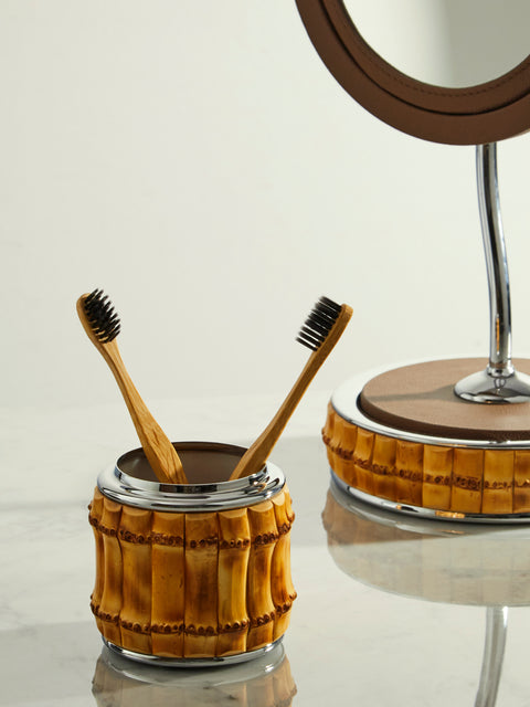 Lorenzi Milano - Bamboo Toothbrush Holder -  - ABASK