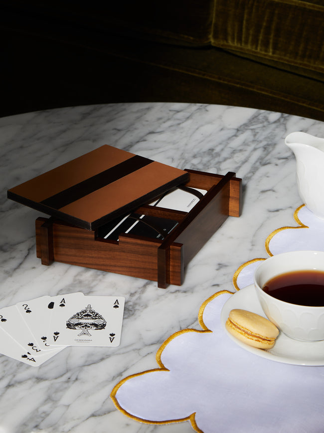 Giobagnara - Structura Wood Playing Cards Holder -  - ABASK