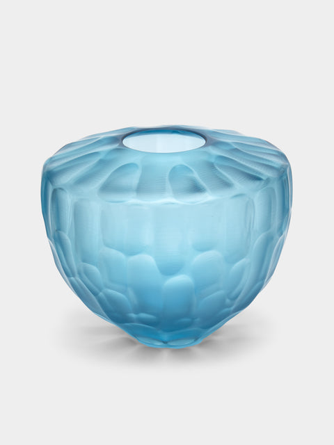 Micheluzzi Glass - Goccia Bamboo Hand-Blown Murano Glass Small Vase -  - ABASK - 