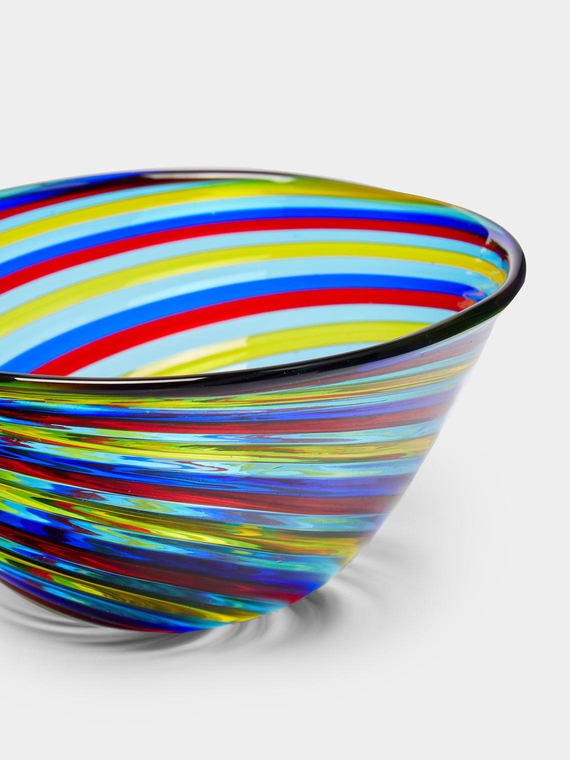 F&M Ballarin - Filigrana Hand-Blown Murano Glass Small Bowls (Set of 2) -  - ABASK
