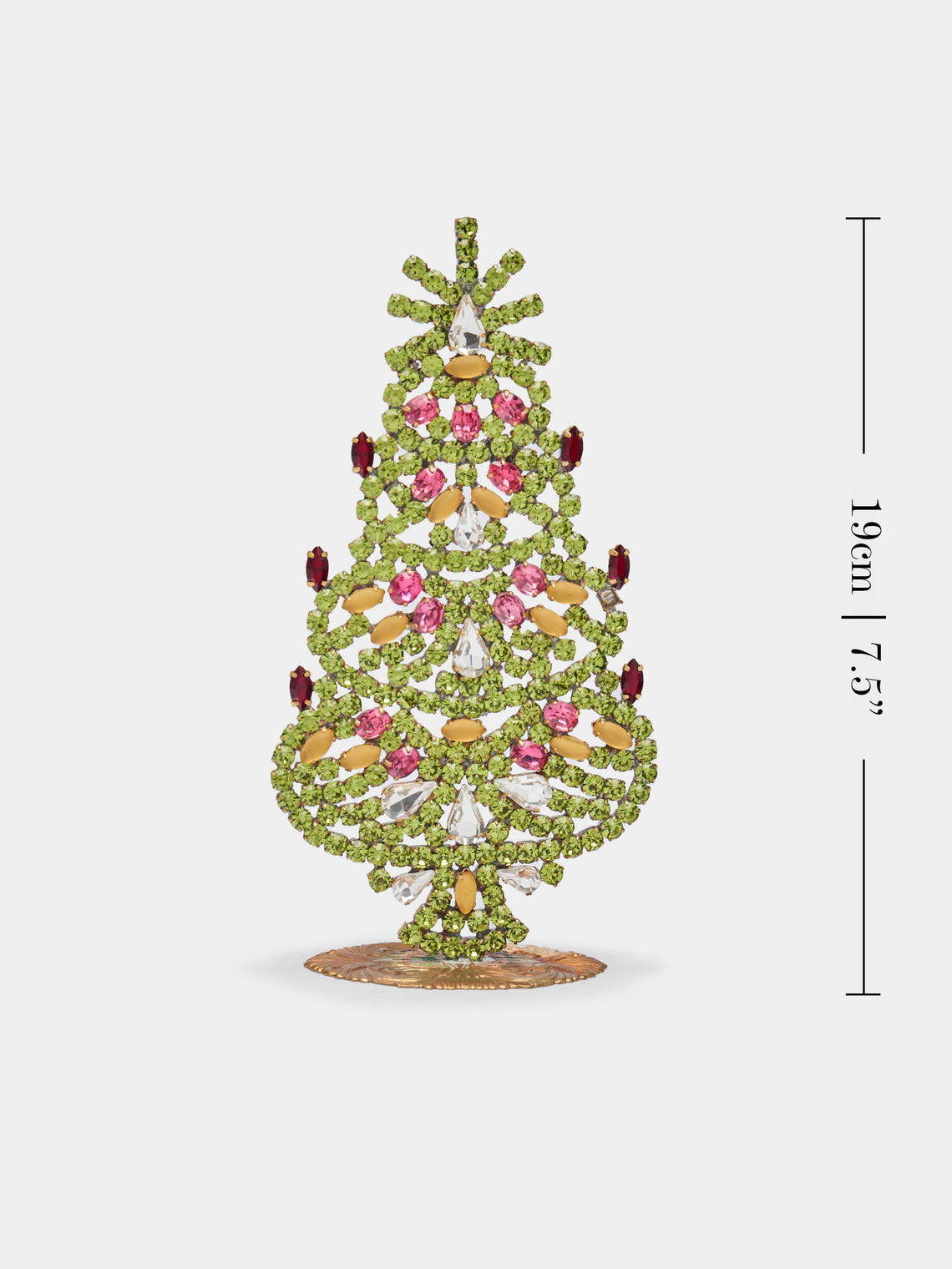 Antique and Vintage - 1930s Czech Jewelled Small Christmas Tree -  - ABASK