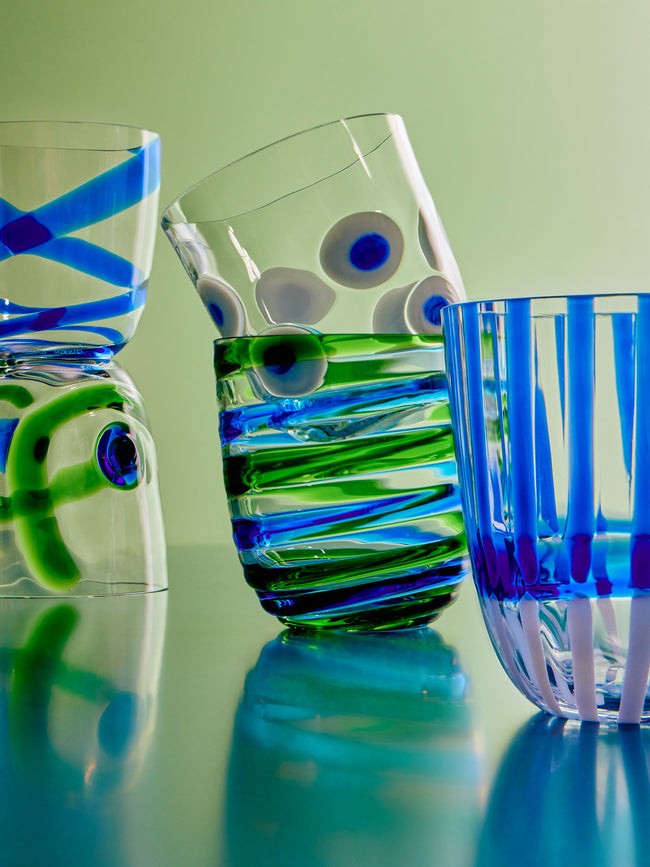 Carlo Moretti - I Diversi Hand-Blown Murano Glass Tumbler -  - ABASK