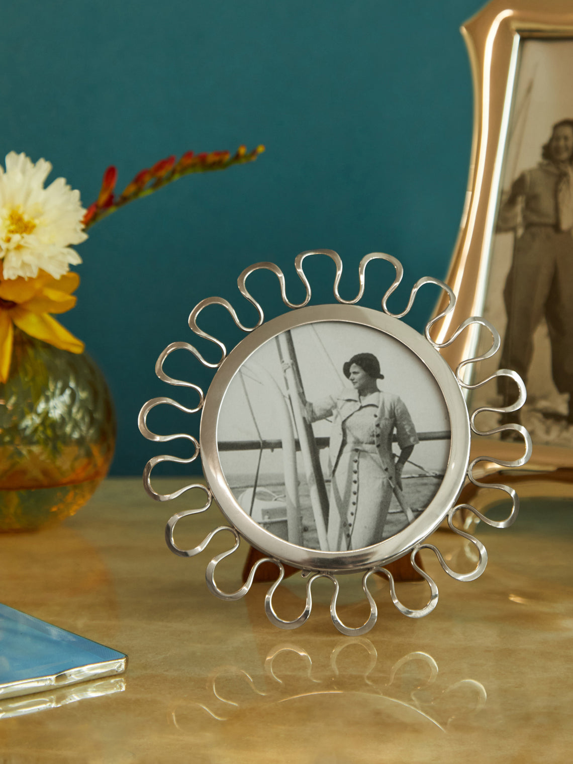 Antique and Vintage - Mid 20th Century Silver Photo Frame -  - ABASK