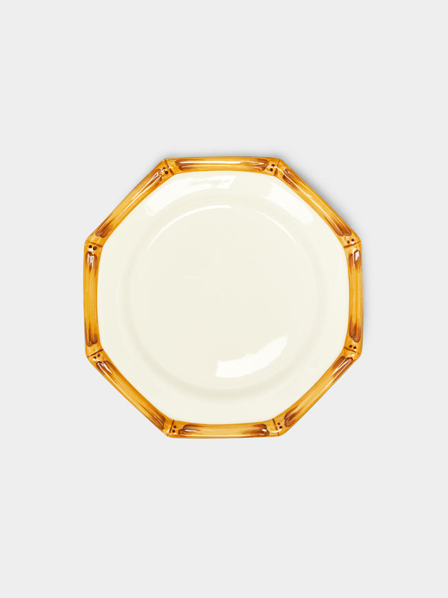 Este Ceramiche - Bamboo Hand-Painted Ceramic Dessert Plates (Set of 4) -  - ABASK - 
