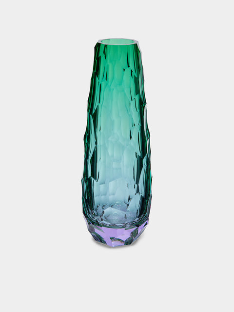 Moser - Stones Hand-Blown Crystal Tall Vase -  - ABASK - 