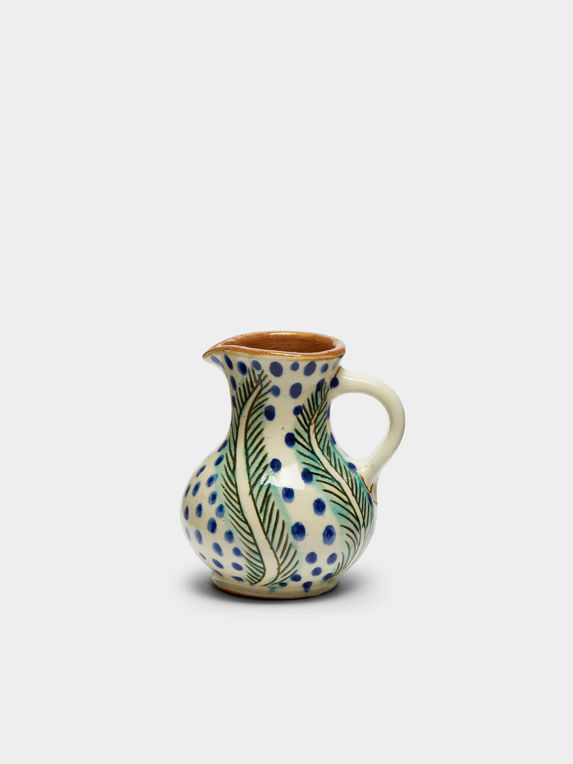 Anut - Leaves Hand-Painted Ceramic Creamer -  - ABASK - 