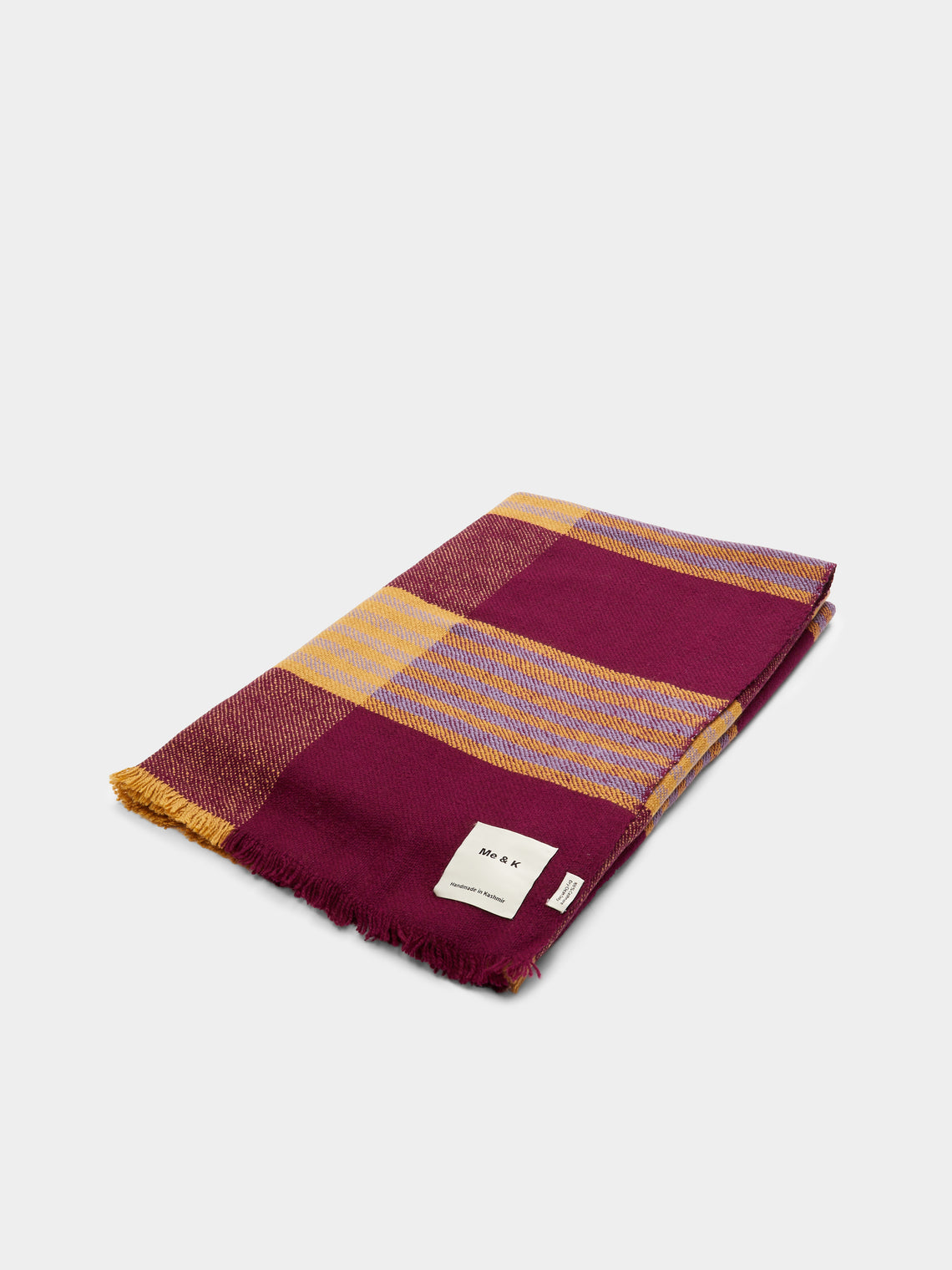 Me and K - Cashmere Tartan Blanket -  - ABASK