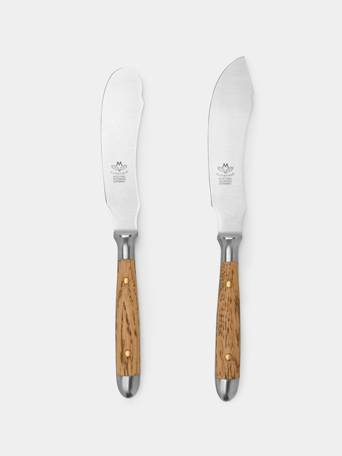 Eichenlaub - Light Oak Old German Butter and Cheese Knives (Set of 2) -  - ABASK - 