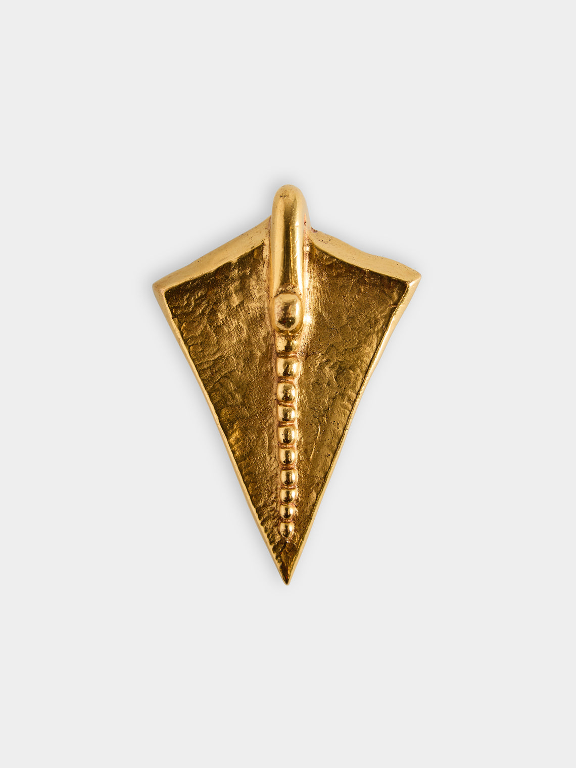 Mahnaz - 1945 Line Vautrin Gilt Bronze Triangle Brooch -  - ABASK - 