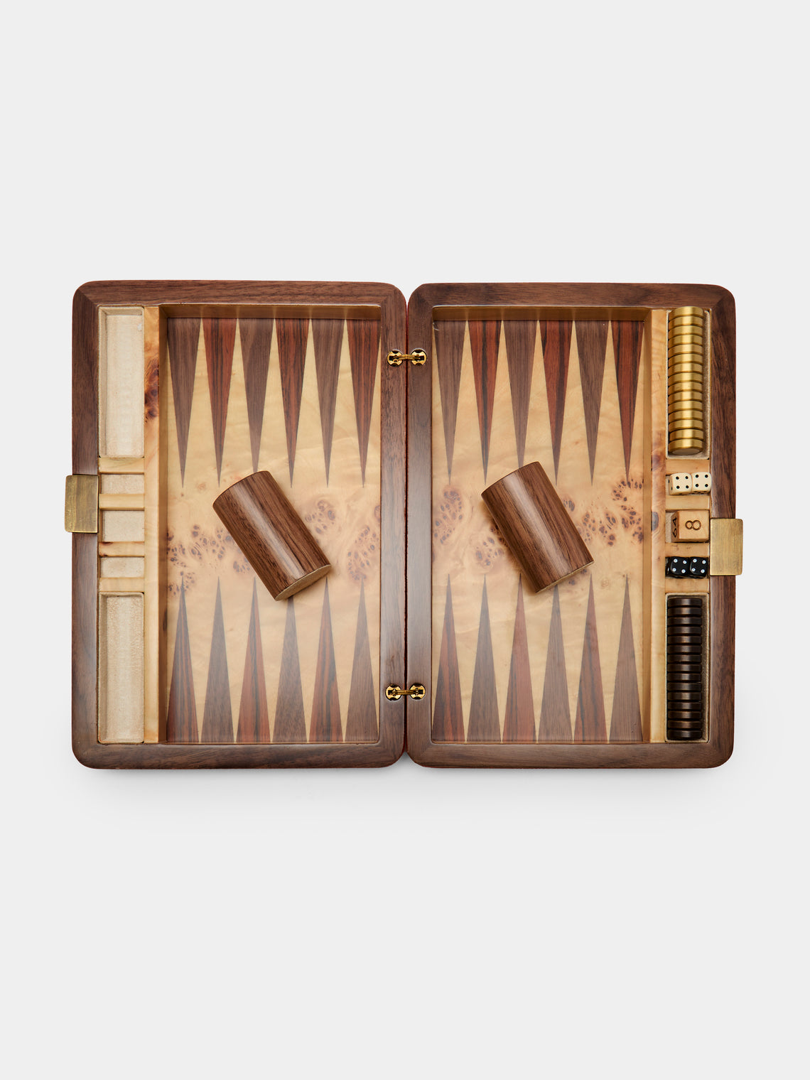 Forwood Design - Faux Shagreen Travel Backgammon Set -  - ABASK