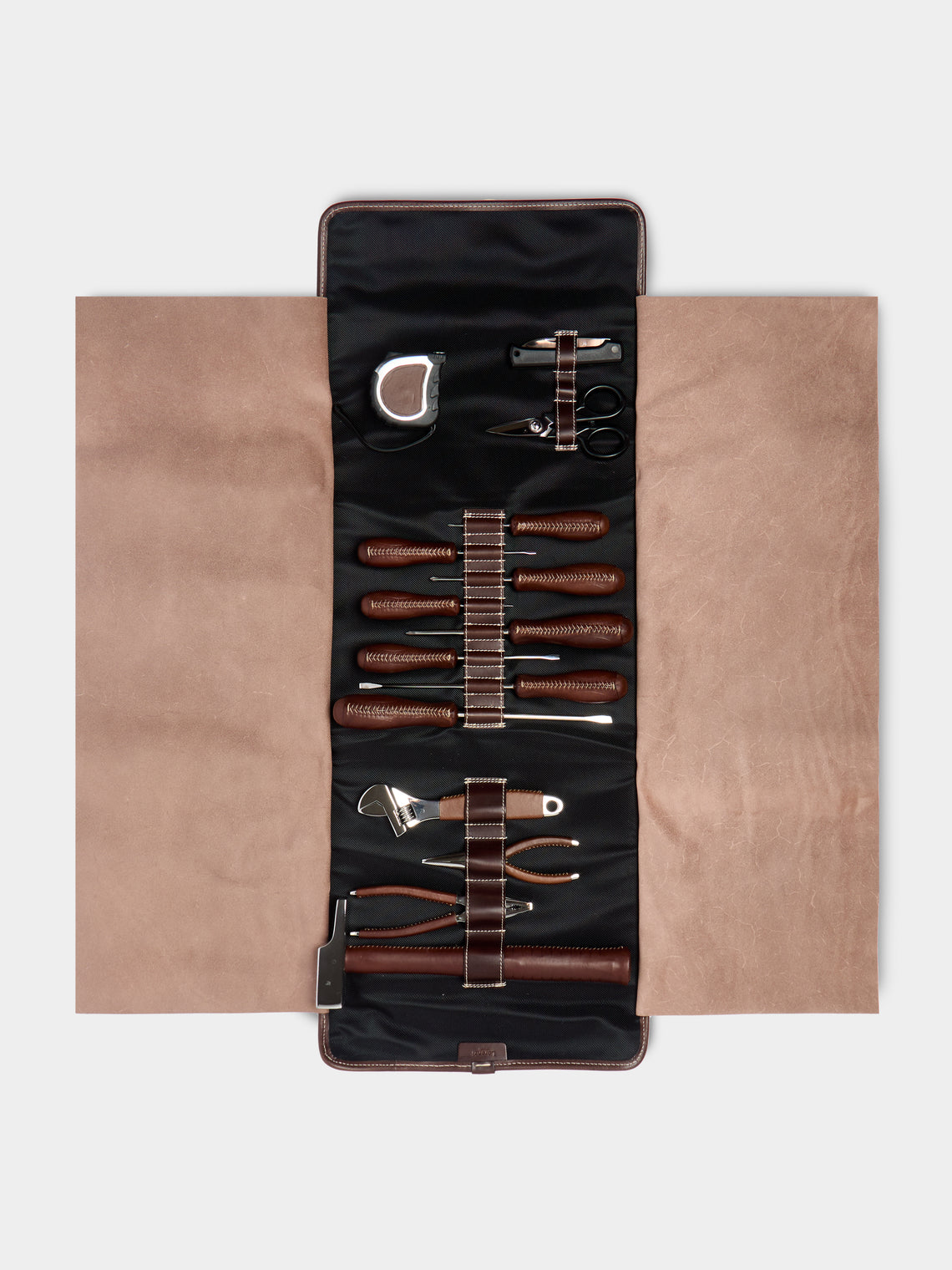 Lorenzi Milano - Leather Tools with Case (Set of 15) -  - ABASK