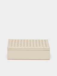 Riviere - Eva Woven Leather Playing Cards Holder -  - ABASK - 