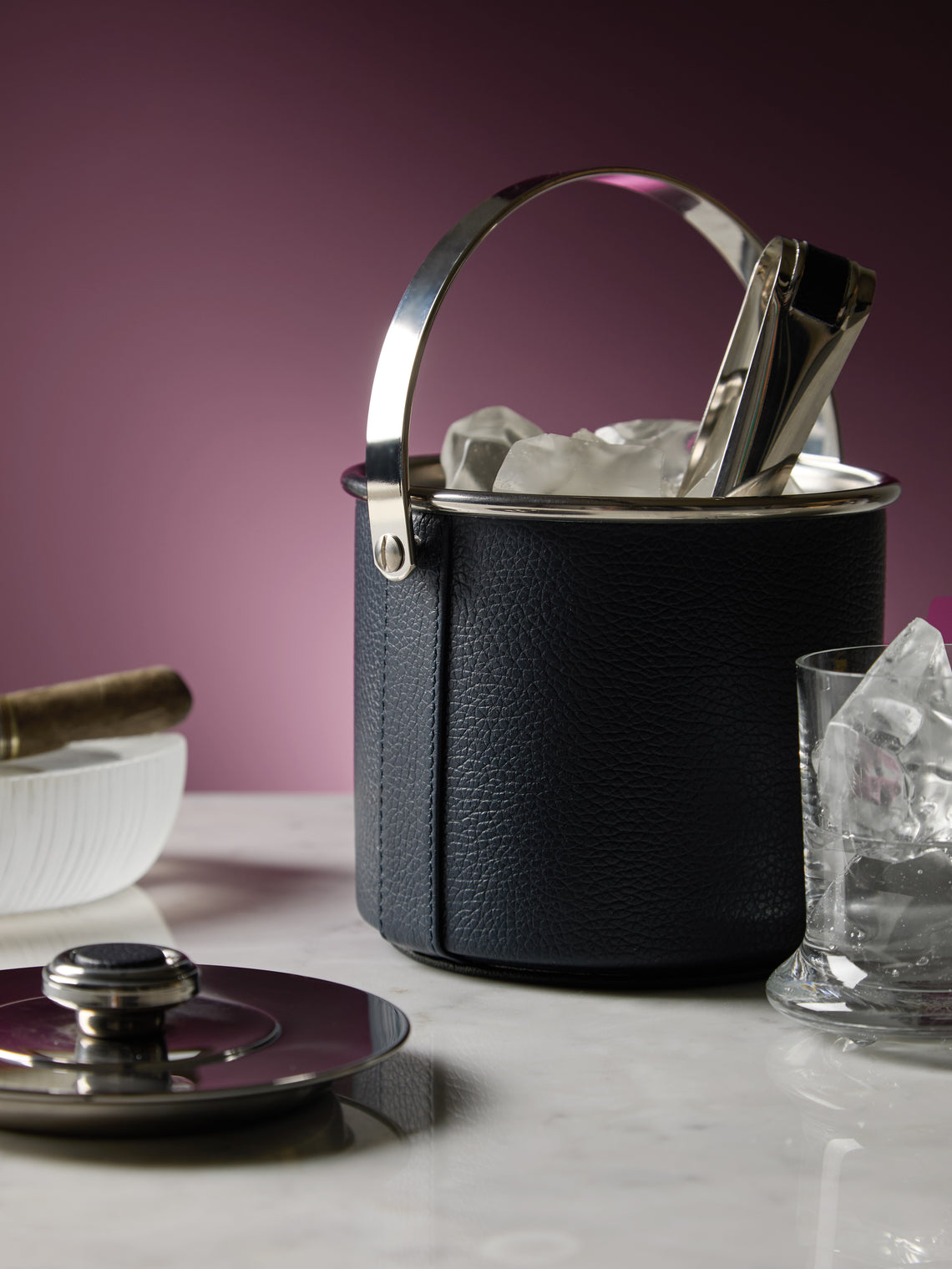 Cassigoli - Inox Leather Ice Bucket -  - ABASK