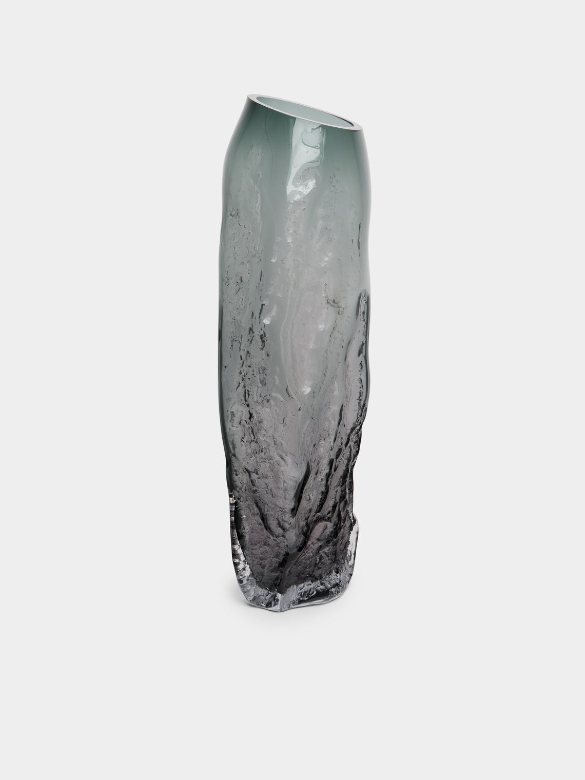 David Valner - Bark Hand-Blown Glass Large Vase -  - ABASK - 