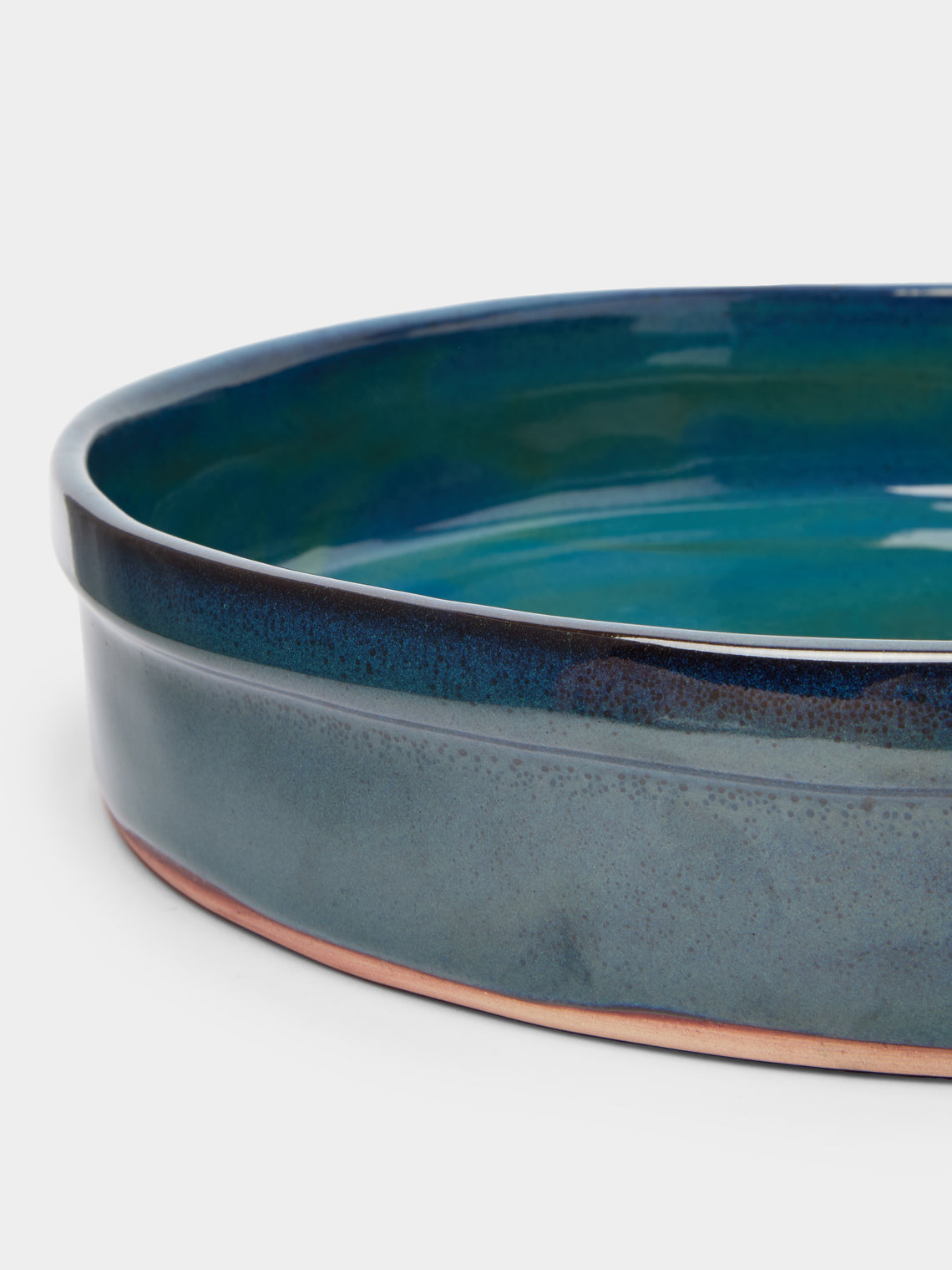 Mervyn Gers Ceramics - Hand-Glazed Ceramic Large Deep Serving Bowl -  - ABASK