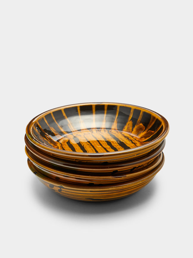 Mike Parry - Slipware Pasta Bowls (Set of 4) -  - ABASK - 