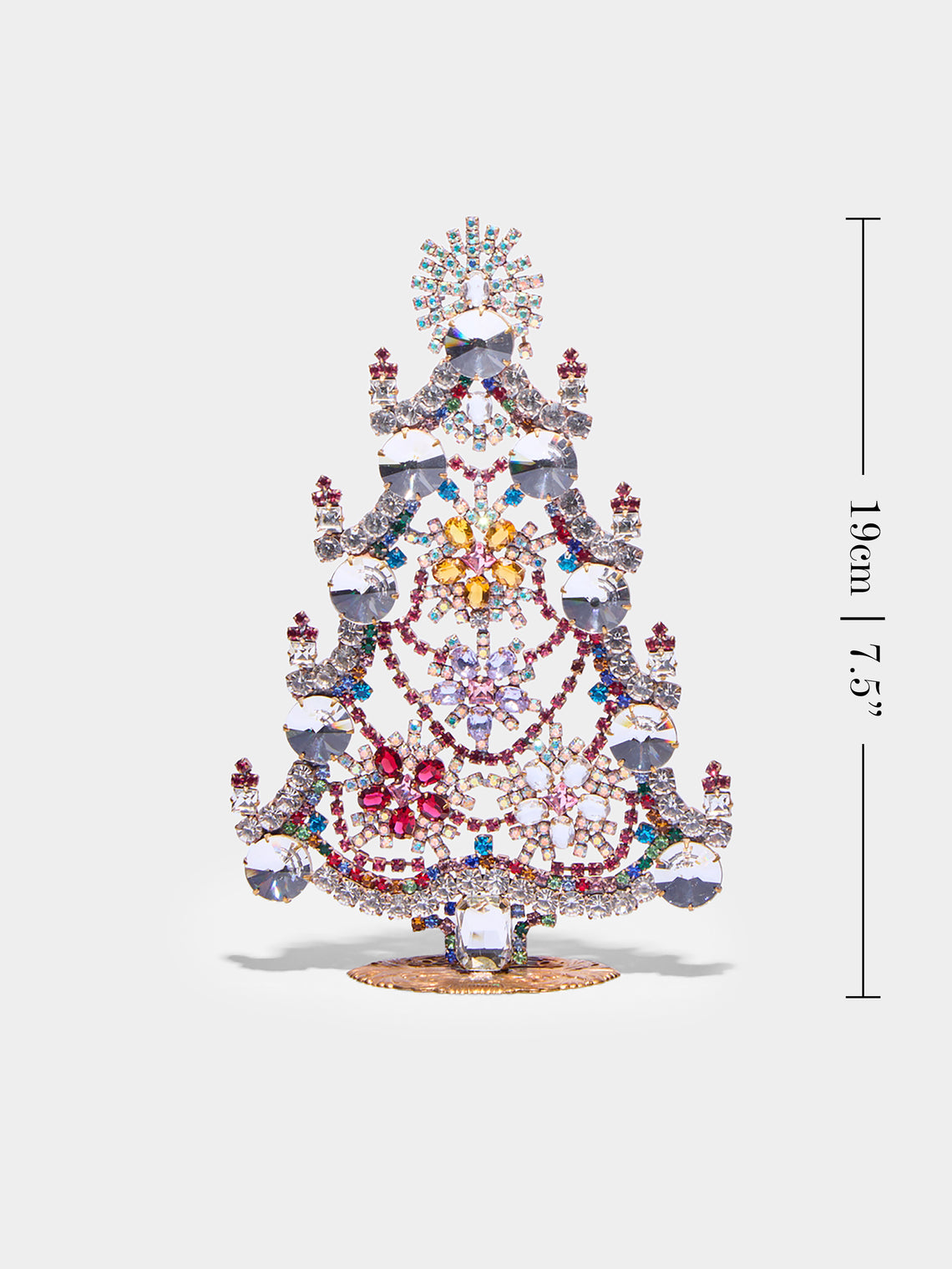 Antique and Vintage - 1930s Czech Jewelled Small Christmas Tree -  - ABASK