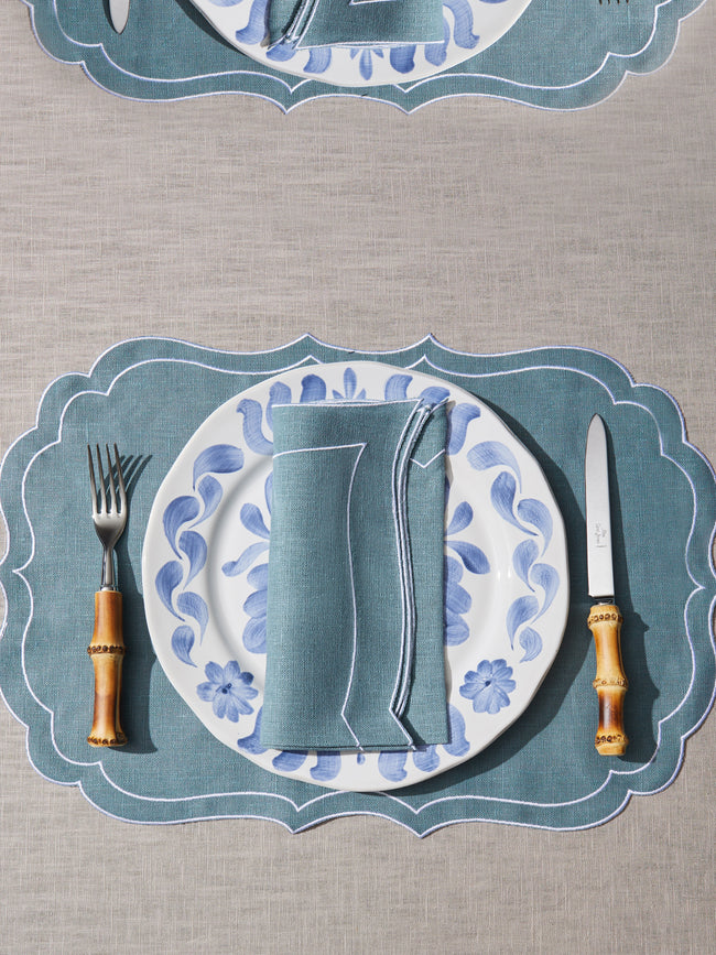 La Gallina Matta - Ninette Linen Placemats (Set of 4) -  - ABASK