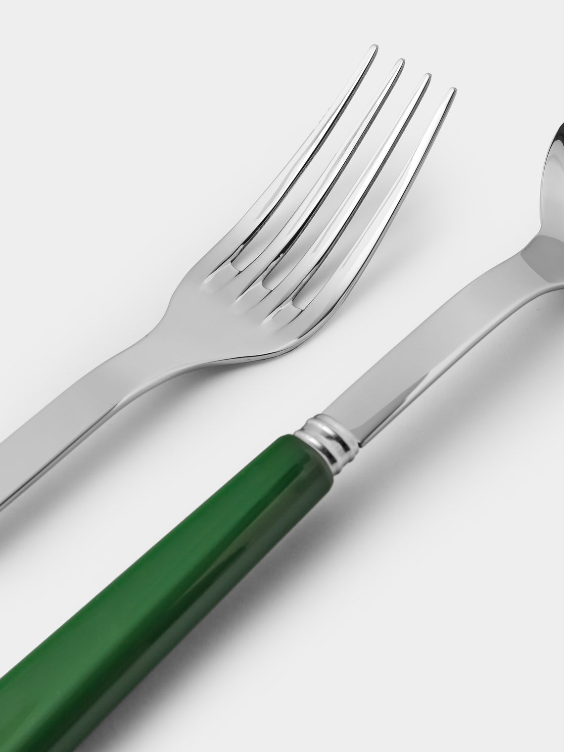 Sabre - Pop Serving Cutlery Set - Green - ABASK