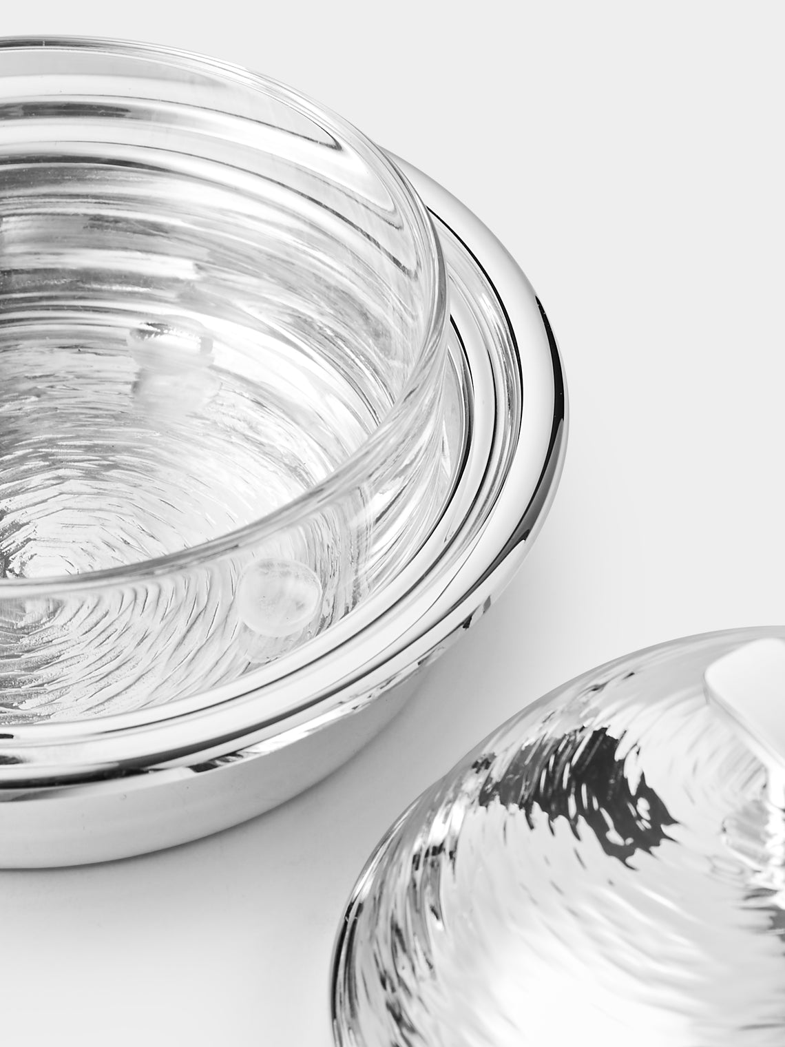 Zanetto - Aquaris Silver-Plated Butter Dish -  - ABASK