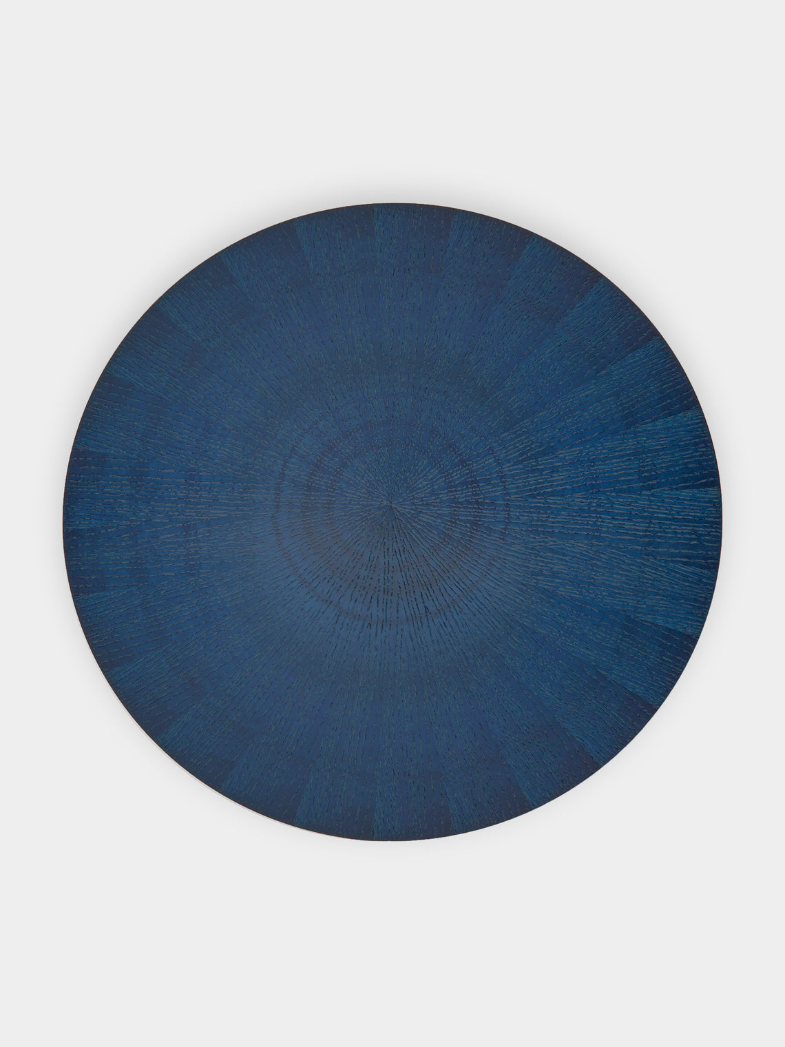 Mori Kougei - Indigo-Dyed Wood Circular Placemats (Set of 2) -  - ABASK - 