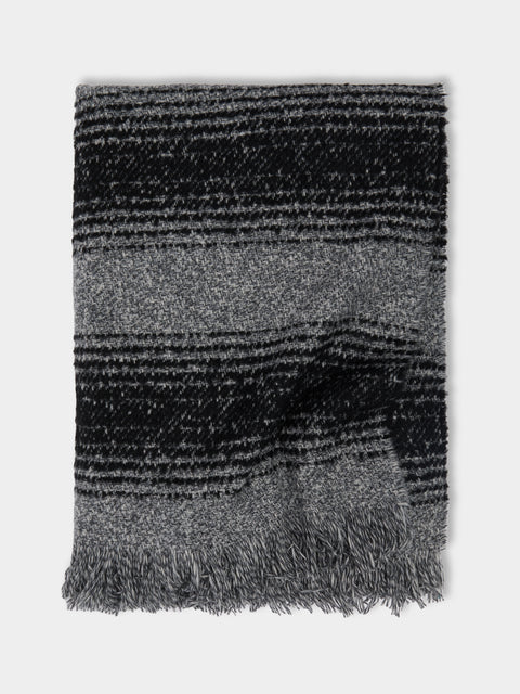 Johnstons of Elgin - Cashmere, Wool and Alpaca Ombré Blanket -  - ABASK - 