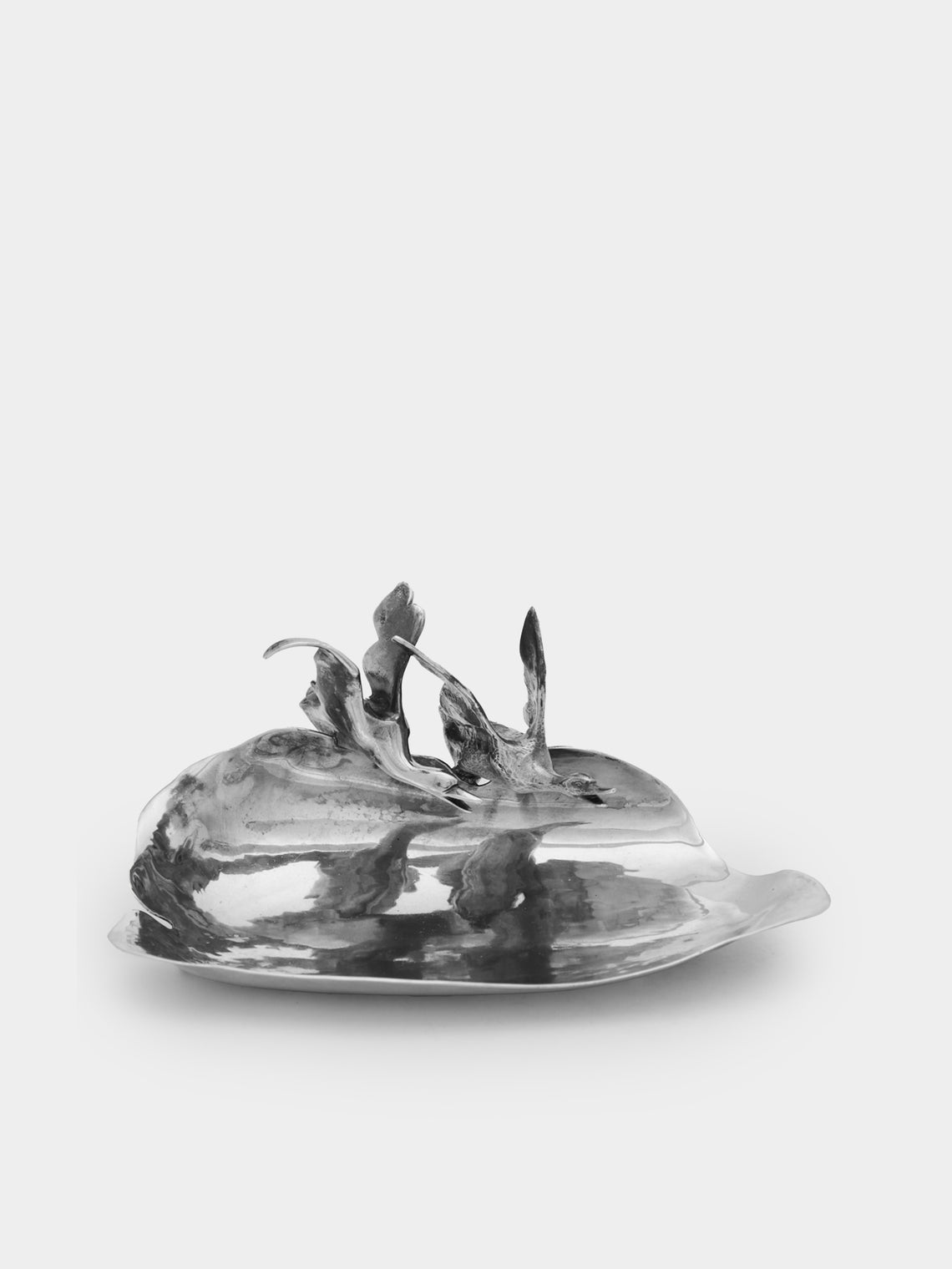 Antique and Vintage - Mid-Century Solid Silver Ducks Ashtray -  - ABASK - 