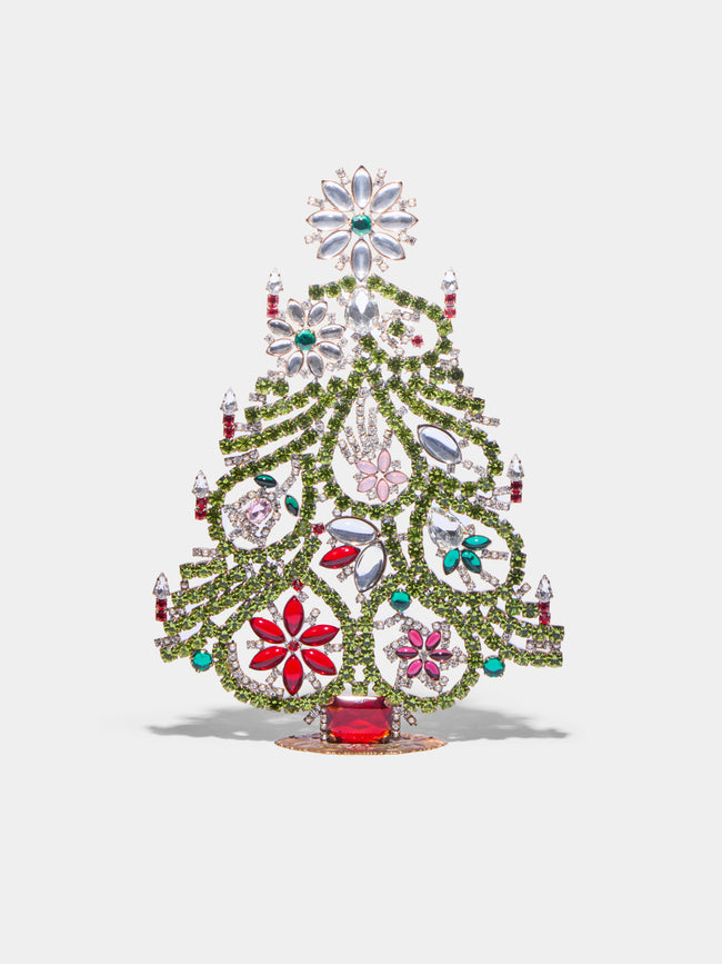 Antique and Vintage - 1930s Czech Jewelled Medium Christmas Tree -  - ABASK - 