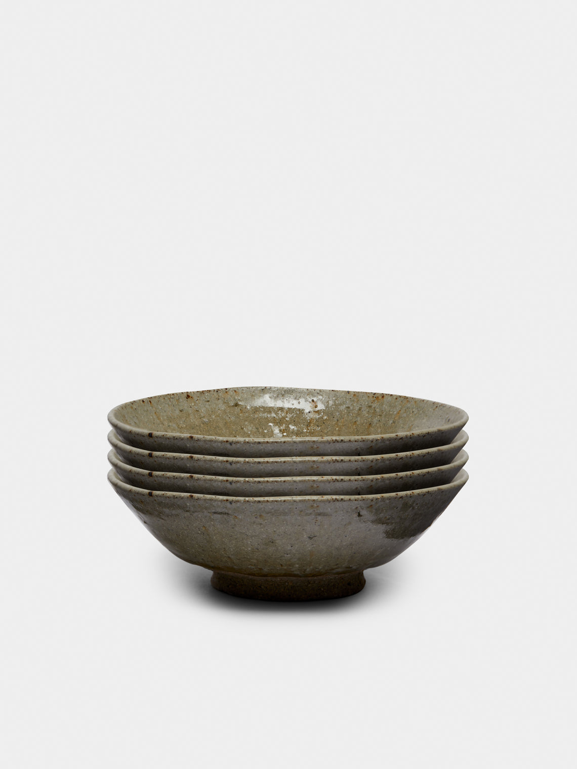 Ingot Objects - Ash-Glazed Ceramic Small Bowls (Set of 4) -  - ABASK